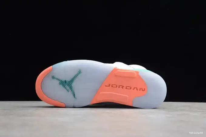 Cheap TBkick Jordan Light 5 Aqua Air GS 440892-100 0530